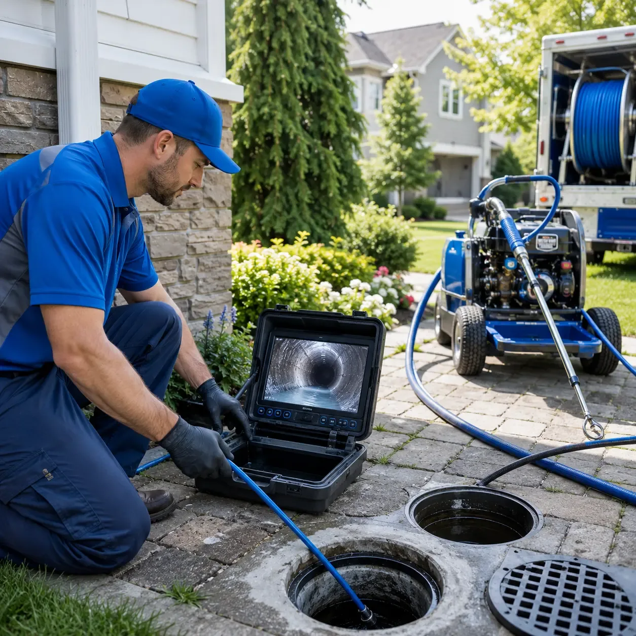 Outdoor drain cleaning professionals serving Massena, IA
